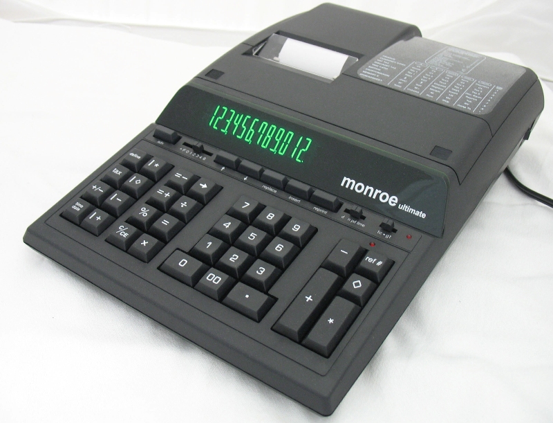Monroe Ultimate (Classic) Desktop Printing Calculator