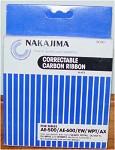 Nakajima XC001 OEM Black Correctable Film Ribbon for typewriter series AE500, AE600, AE700, AX, EW and WPT