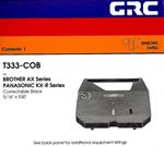 GRC T333 generic black correctable typewriter ribbon, substitute for Brother 1030 