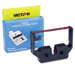 Victor 7011 / 1280 Calculator Black/Red Ribbon Cartridges, quantity 6